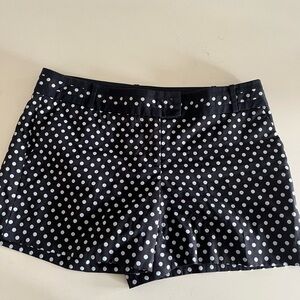 The Limited Black and White Polka Dot High Waist Shorts